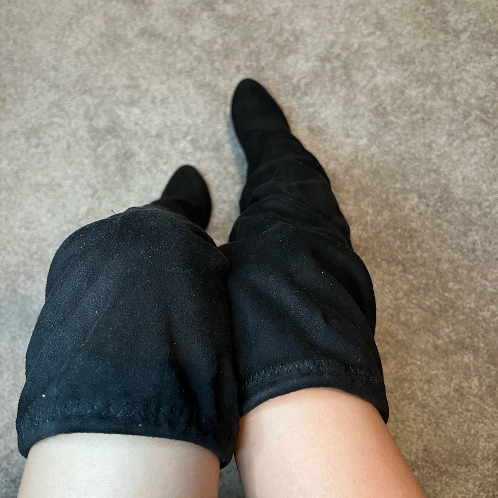 Long black boots